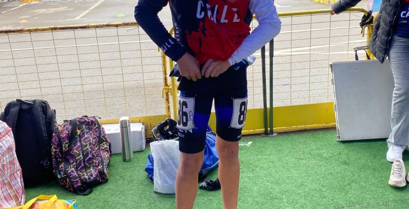 Destacamos la participación de Rafael Rojas Osses en competencias de Patín Carrera